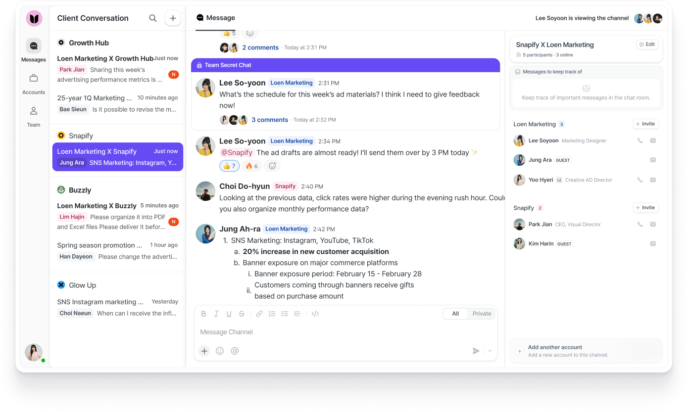 Using the Messenger (Desktop) preview